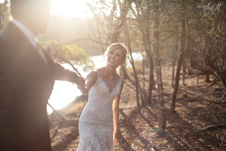 Beautiful light for Tammy and Nico's golden hour photos session in Jeffrey's Bay