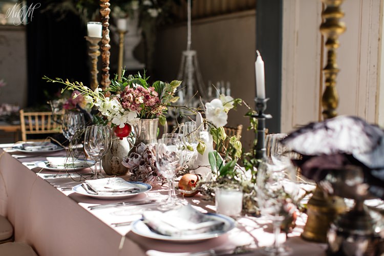 Shabby chic french cafe-style wedding decor by ODJ Events