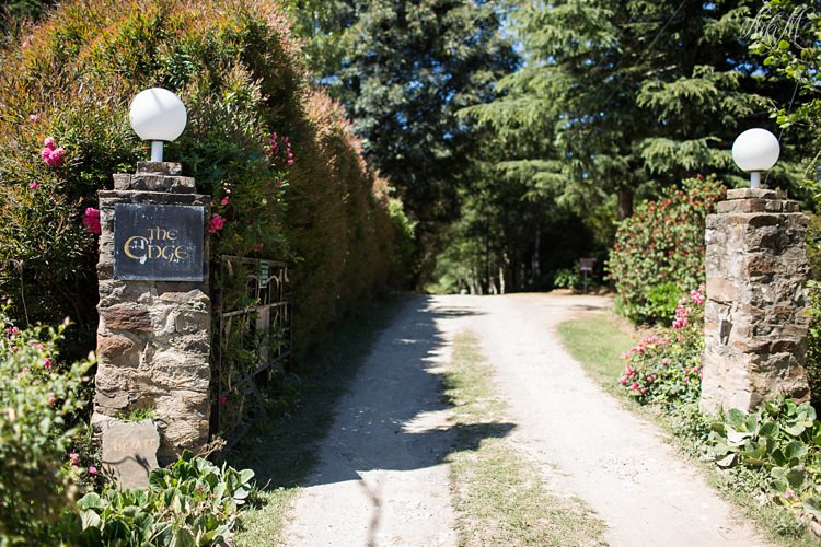 The entrance to Hogsback wedding venue, The Edge Mountain Retreat